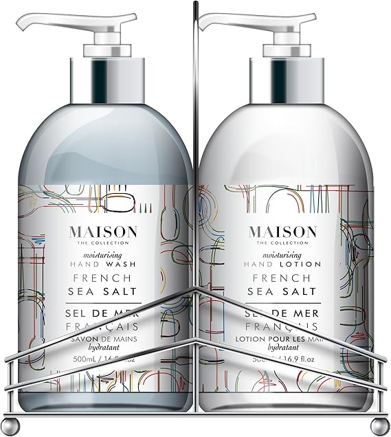 Upper Canada Soap Maison Hand/Body Wash and Lotion Caddy Gift Set