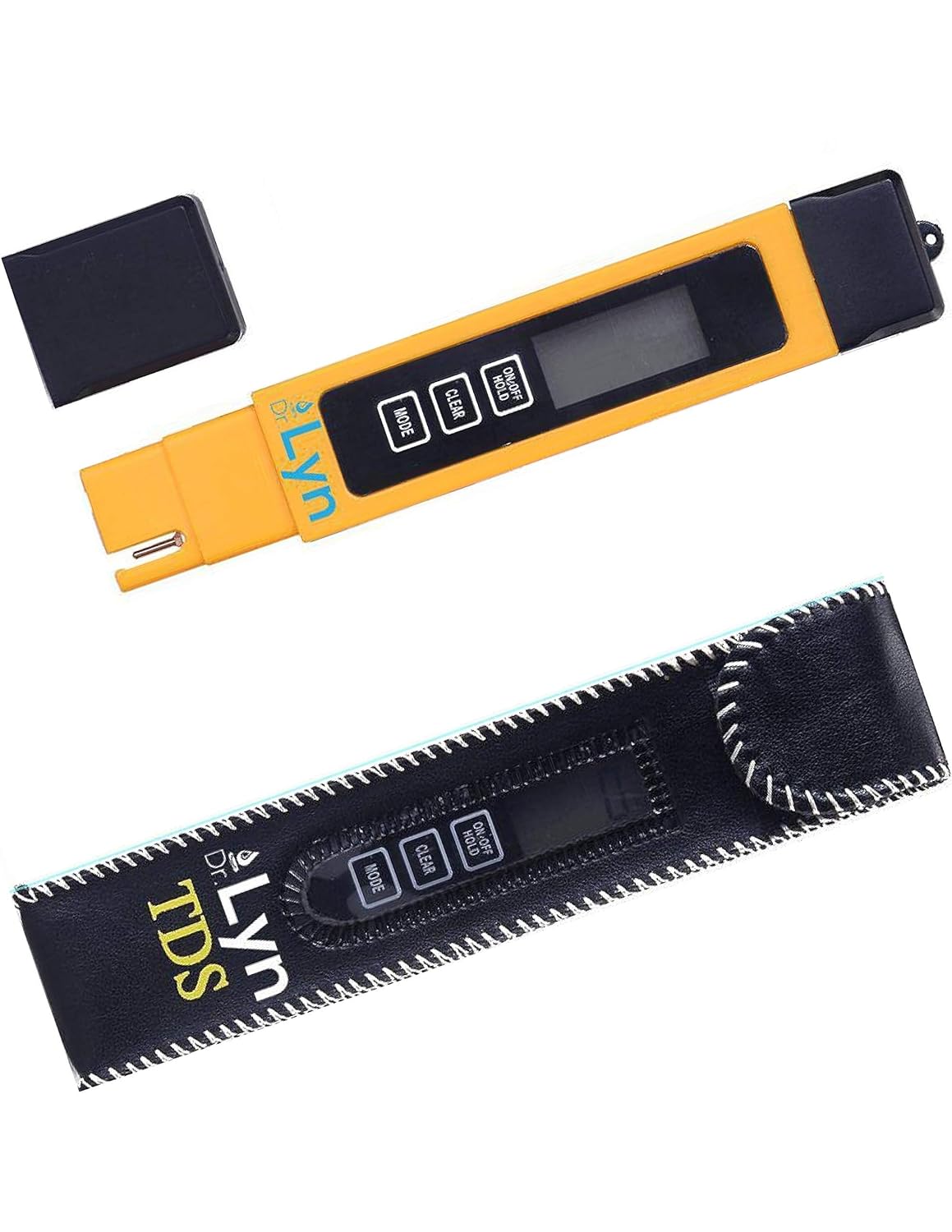Dr. Lyn - 3 in 1 TDS Pen - Zero Water Quality PPM Tester Meter - 0-5000 PPM - for Hydroponics Growing Reverse Osmosis System Kombucha Aquaculture Colloidal Silver Beer Wine Pool Hardness - Bonus Le
