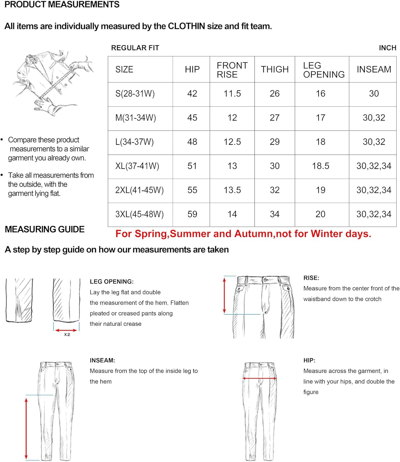 Clothin Men's Elastic-Waist Drawstring Pants for Sport Exercise Travel, Quick-Dry, Stretchy : Clothing