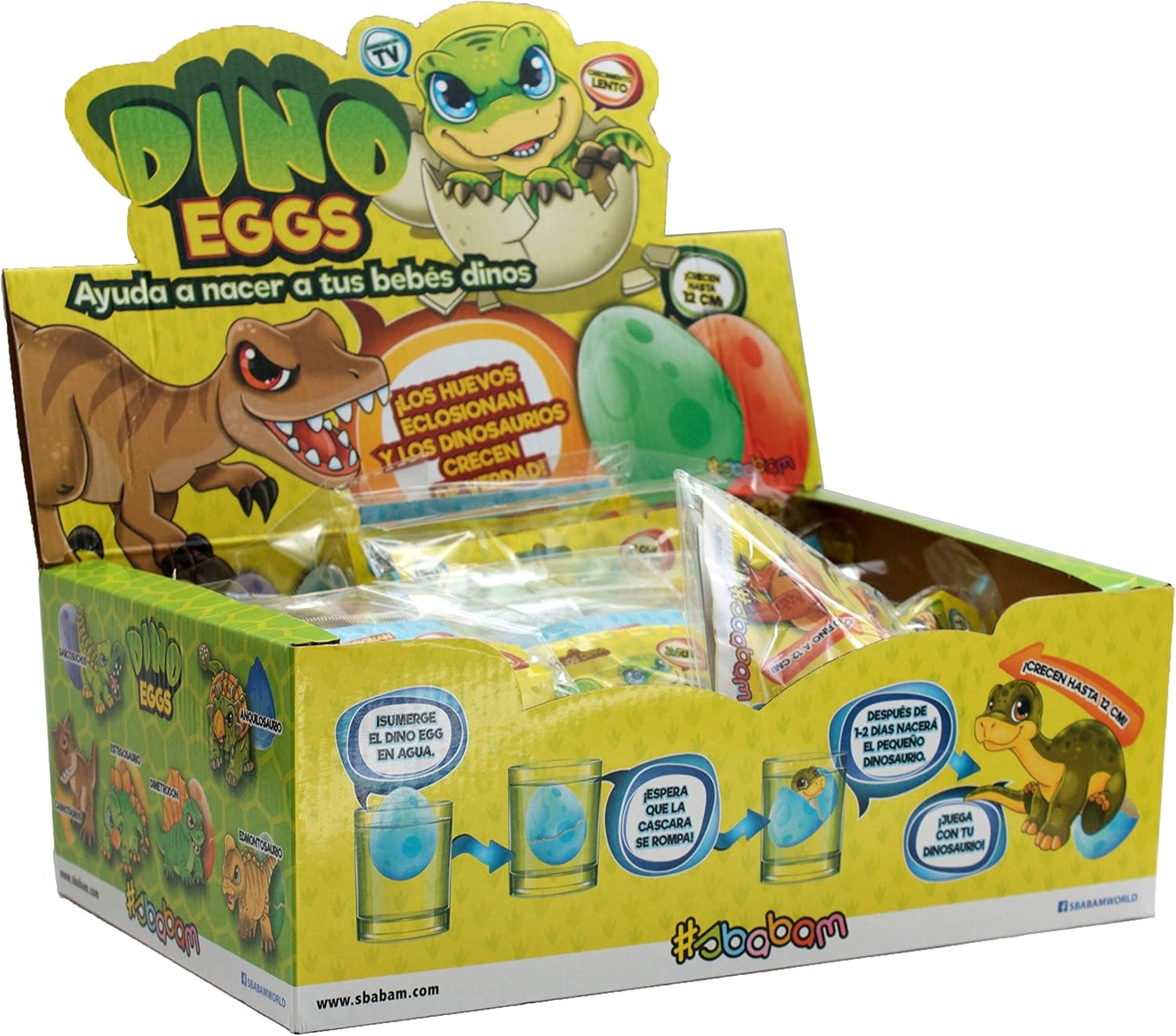 dino eggs agua
