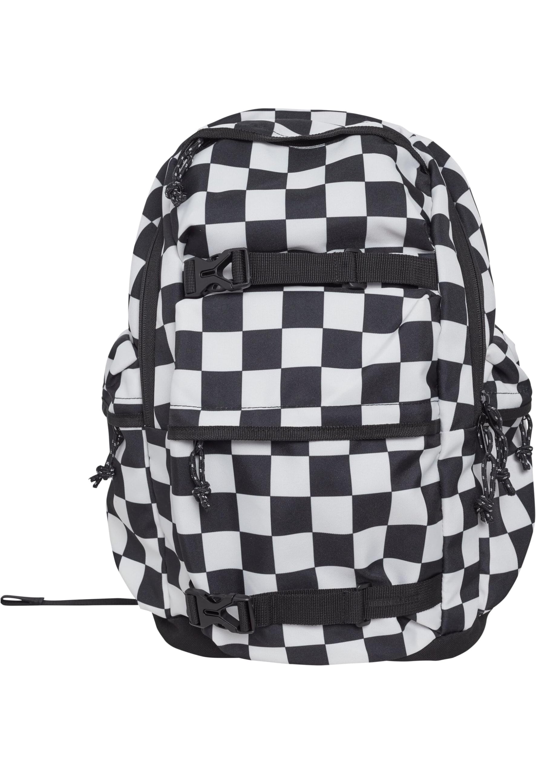 Urban Classics Checker TB2155 Backpack Black and White, black/white, 43, Casual Daypack