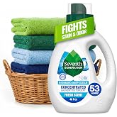 Seventh Generation Laundry Detergent, Fresh Scent, 40 oz | Fights stains &amp; odors with a Fresh Scent made from 100% essential oils &amp; botanical ingredients; 40 oz bottle.