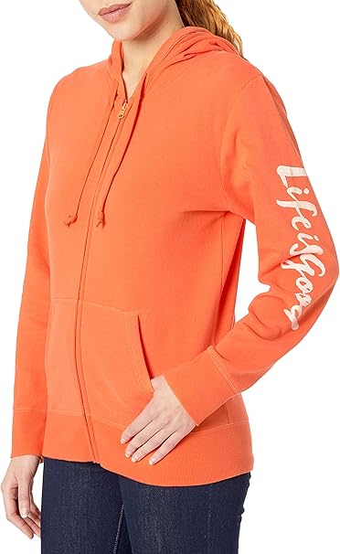 life is good orange hoodie