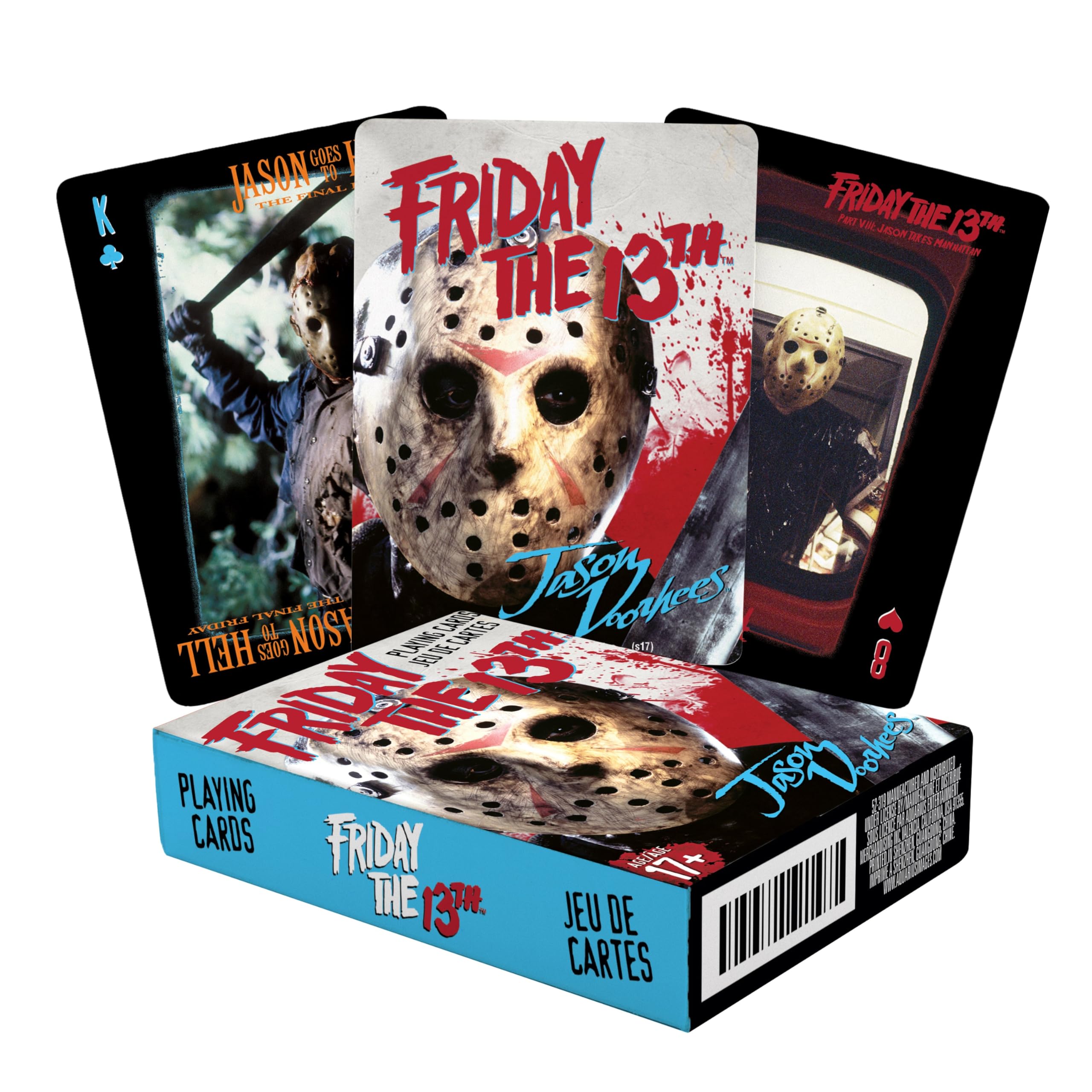 AQUARIUS 52319 Friday the 13th Playing Cards Deck