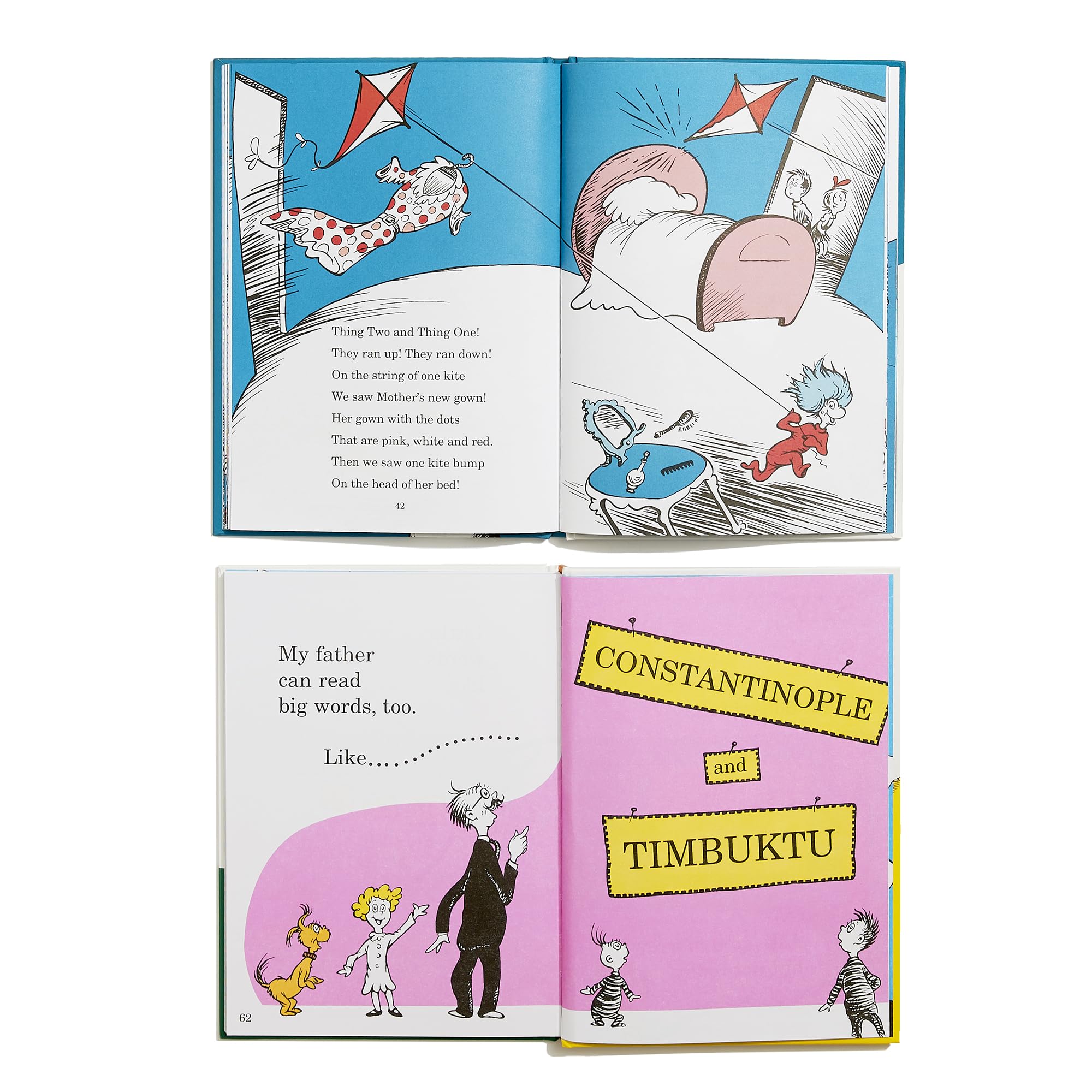 Dr. Seuss's Beginner Book Boxed Set Collection: The Cat in the Hat; One Fish Two Fish Red Fish Blue Fish; Green Eggs and Ham; Hop on Pop; Fox in Socks Dr. Seuss's Beginner Book Boxed Set Collection: The Cat in the Hat; One Fish Two Fish Red Fish Blue Fish; Green Eggs and Ham; Hop on Pop; Fox in Socks Hardcover