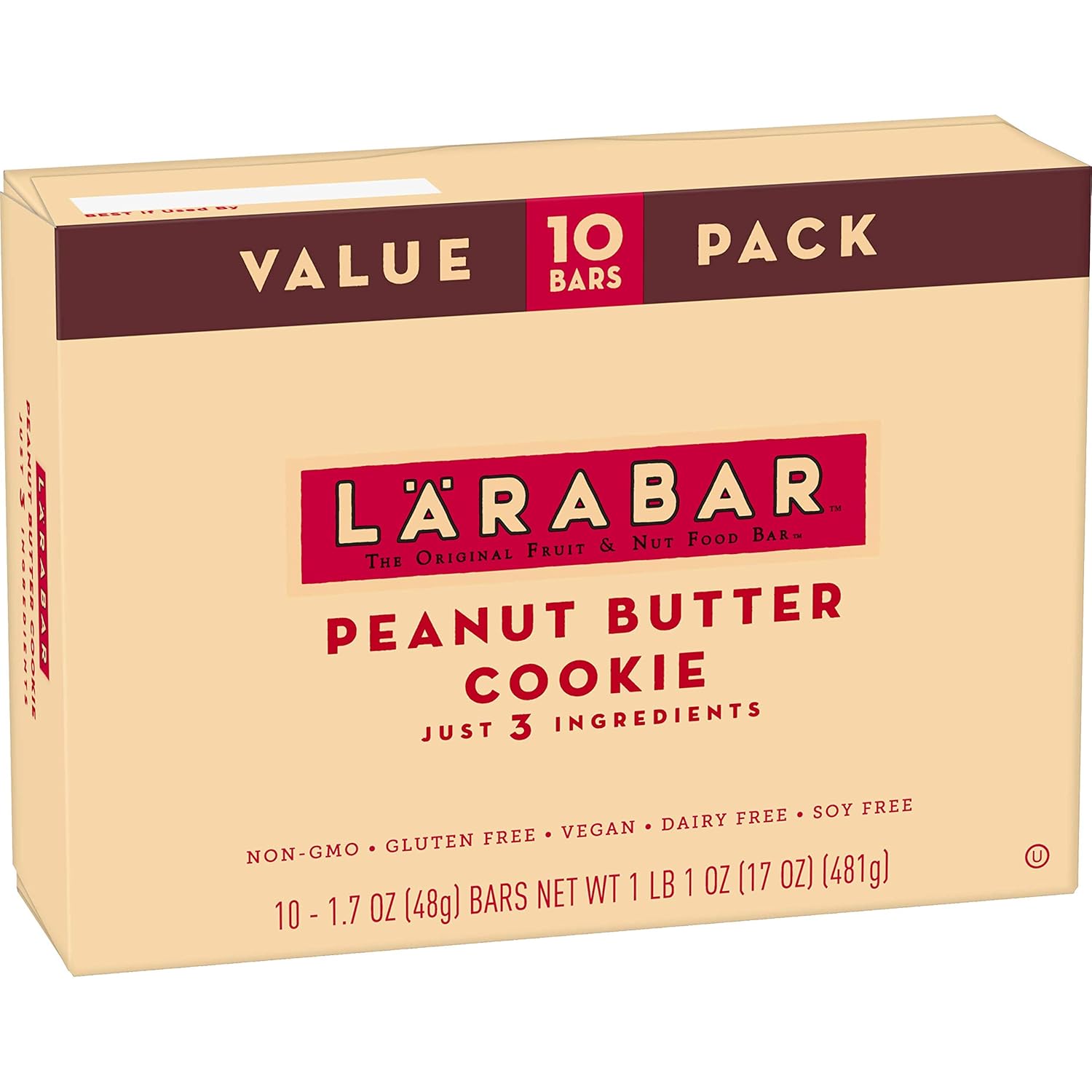 Larabar GlutenFree Peanut Butter Cookie Bar (10pack) Deals,...