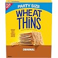 WHEAT THINS Original Snacks, Whole Grain Wheat Crackers, Party Size, 20 oz | Snack Crackers, Baked With 100% Whole Grain Whea