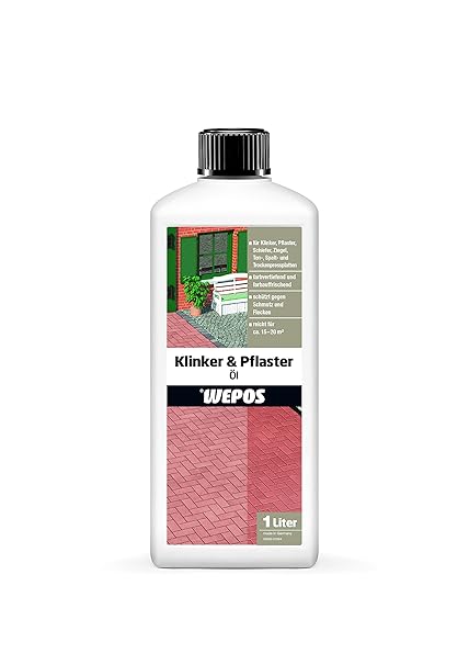 Wepos 2000200909 Klinker und Pflaster Öl 1 Liter