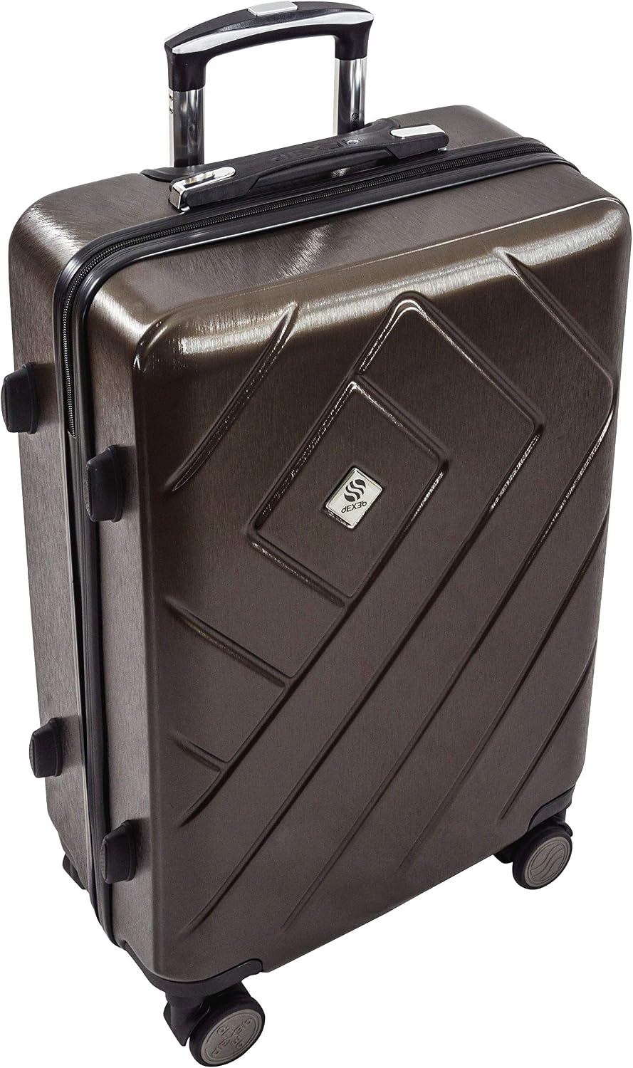 Valigeria 55cm 43L Valigia TSA con Guscio Duro e Antigraffio Metallic Braun  Bagaglio a Mano 55 Cm Rotelle girevoli a 360° e Serratura approvata dalla  TSA 43 L Ottimo per Ryanair urban-earth.co.uk