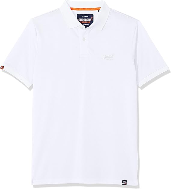 superdry pique polo shirt
