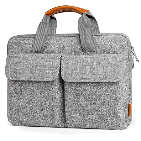 Inateck 14-14,1' Graue Laptop-Hülle, Tasche, Filz Aktentasche kompatibel mit 15 Zoll MacBook Pro 2016/2017/2018(Model A1707/A