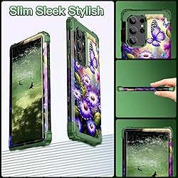 LONTECT for Galaxy S24 Ultra 5G Case Shockproof