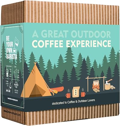 Grower’s Cup Outdoor Coffee Gift Set 5 Single Estate Coffees Organic