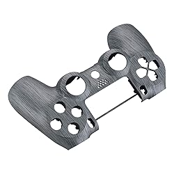 eXtremeRate Brushed Silver Patterned Custom