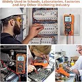 Proster 6000 Counts TRMS Multimeter Auto/Manual Range DC/AC Voltage Current NCV view 6