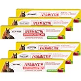 Durvet Ivermectin Paste 1.87% for Horses, Apple Flavored, 6 Count