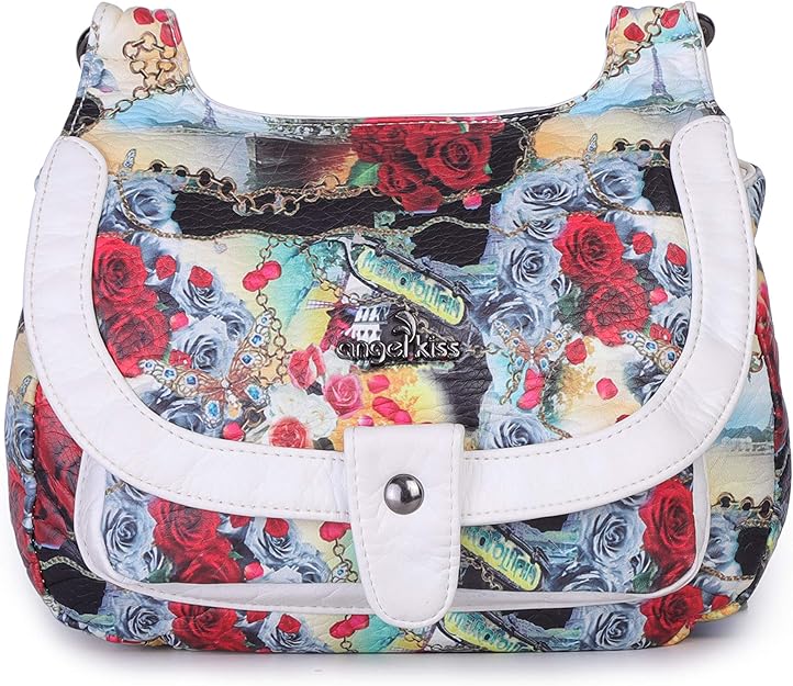 Angel Kiss Leather Crossbody Bag Purse Wallet Bag For Women Pouch Lady