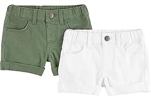 Simple Joys by Carter's Girls Denim Shorts, Pack of 2Denim Shorts
