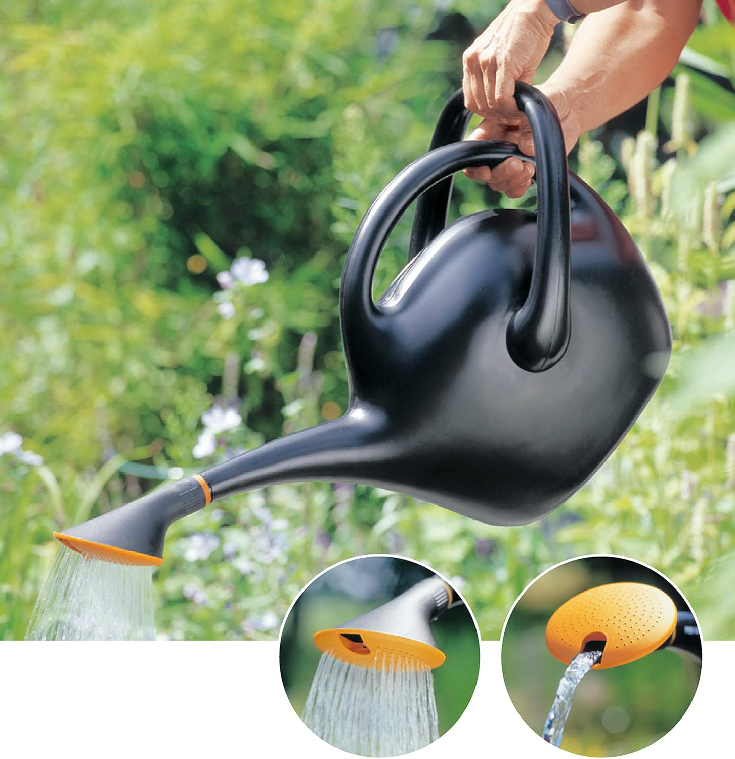 Bloem Easy Pour Watering Can, 2.6 Gallon, Black (20-47287CP) : Garden & Outdoor