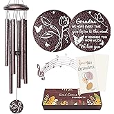 Gifts for Grandma, 25''Wind Chimes, Grandma Birthday Gifts for Grandmother from Granddaughter Grandson Grandkids, Mothers Day, Thanksgiving, Christmas Day Gift Ideas for Love Rreminder