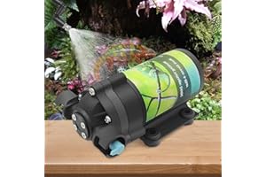 RUNWUSHENG Reptile humidifier, Reptile Mister System with 6 Spray nozzles,self-Priming Pump Low Noise,Without Timer， misting System for Reptiles of Amphibians, Tanks, Paludarium…