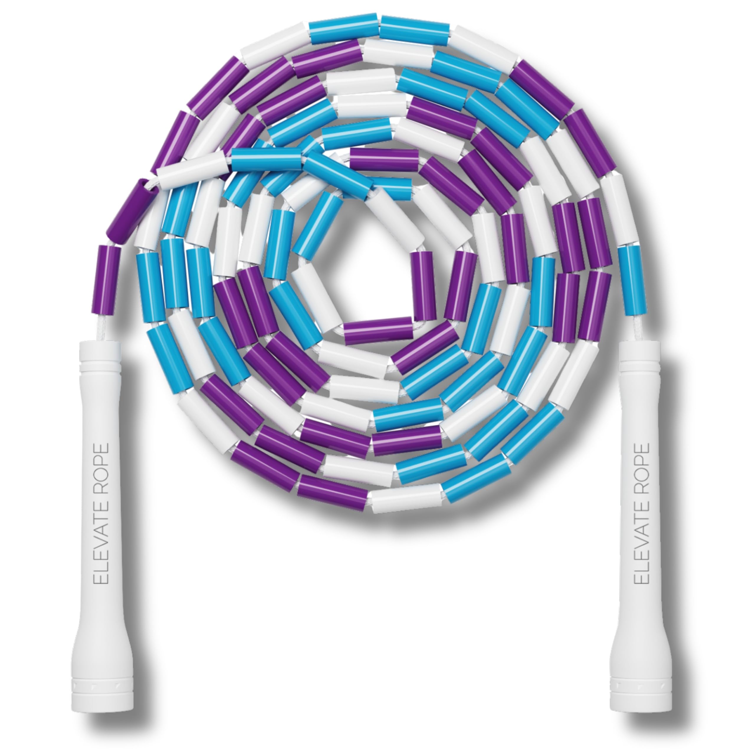 Elevate Rope Beaded Skipping Rope Adjustable 3 m with Free Training App – Rhythm & Control for Cardio, Freestyle, Footwork & Beginners