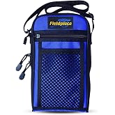 Fieldpiece - ANC1 Deluxe Meter Case - Padded HVAC Meter Case with 4 Pockets, Rugged Nylon Tool Pouch with Zipper and Shoulder Strap - Includes HS30 Series Stick Meters