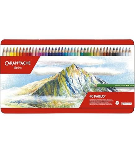CARAN d'ACHE PABLO 40色セット Amazon.com : CREATIVE ART MATERIALS Caran d'Ache Pablo