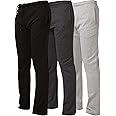 Ultra Performance 3 Pack Mens Sweatpants, Wide Leg Open Bottom Lounge Sweat Pants for Men