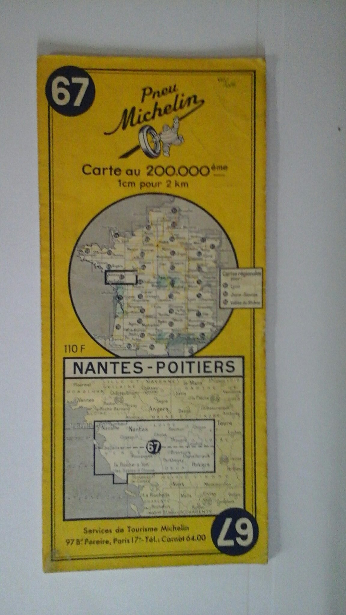 Amazon Fr Ancienne Carte Michelin N 67 Nantes Poitiers Carte Au 0 000e Numero Blanc Dans Un Cercle Bleu Services De Tourisme Michelin 1951 Carte Michelin Anjou Vendee Loire Atlantique Maine Et Loire Vienne Carte