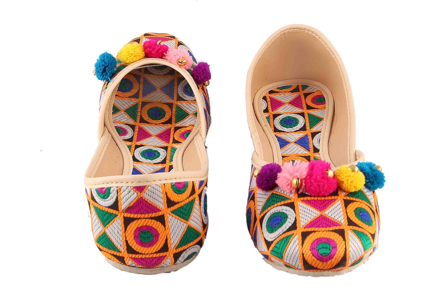 shree women's pvc rajasthani jaipuri work partywear belly