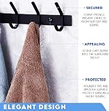 GlazieVault Wall Coat Racks 2 Pack Stainless Steel Heavy Duty Hooks view 3