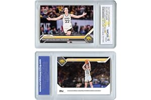 WCG 2024 Topps Bowman Caitlin Clark Card #63 Breaks Steph Curry NCAA All-Time 3-Point Record - Graded Gem-Mint 10