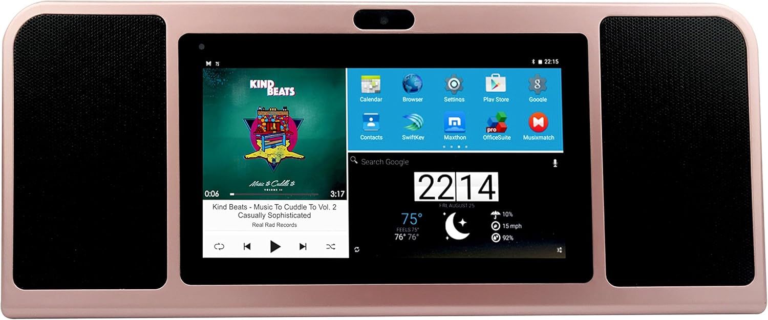Azpen A770 Wi-Fi Internet Radio Boombox (Rose Gold)