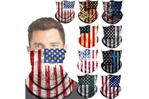 GDLPENGRU Neck Gaiter Face Cover Gator Mask Bandana Scarf Neck Warmer Balaclava Headband Headwear Head Wrap for Outdoors