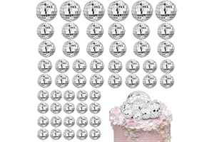 AEIMIAIDE 54PCS Mirror Disco Ball, 4 Sizes Disco Ball Decoration for Party Wedding Home Decoration, Stage Props, Christmas Xm