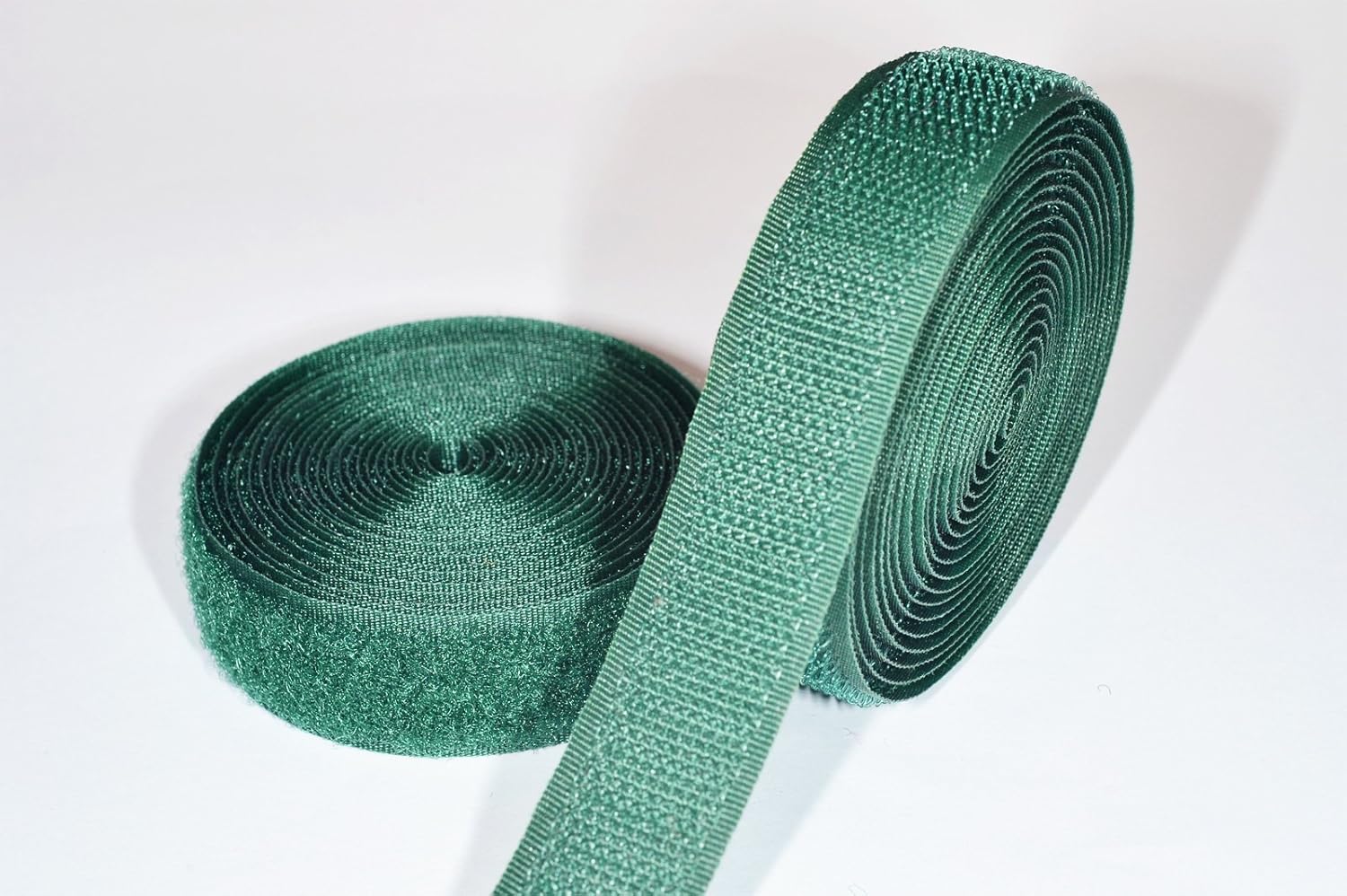 Dark Green Hook & Loop Tape (over 1.0 Metre Long) for Sew On Use (Non