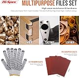 Hi-Spec 17 Pc Metal File Set with Case and Extras view 5