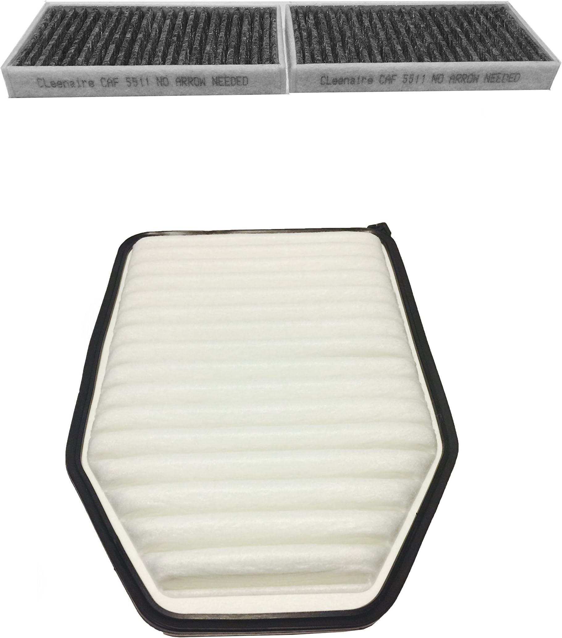 Cleenaire CEAF4 Premium Engine and Cabin Air Filter Combo Pack Kit Bundle For 11-17 Jeep Wrangler