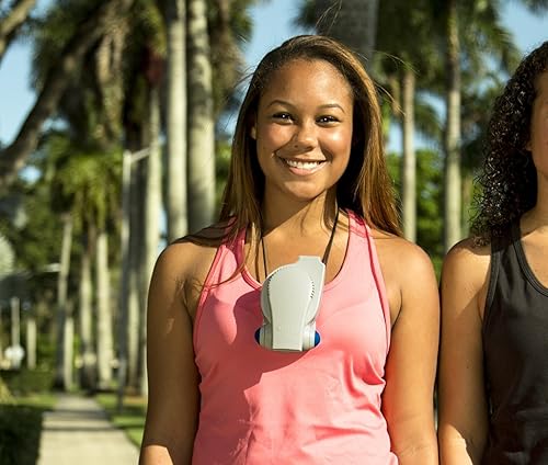 Cool On The Go! Personal Clip On Fan with LED Lights Versatile