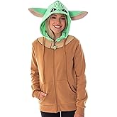 Star Wars Baby Yoda Juniors The Mandalorian The Child Character Costume Zip Hoodie