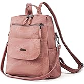 GAEKEAO Backpack Purse for Women Designer PU Leather Fashion Ladies Handbags Convertible Shoulder Bag for Travel Work College