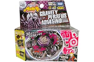 WRPAULK Authentic Imported from Japan Bey Battling Top Blade(BB-80 Gravity Perseus AD145WD) Metal Gyro Set with Launchers, with Two Forms (Attack and Defensive), Switchable to Launch in Two Directions