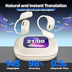 AI Language Translation Earbuds, OWS Real-Time