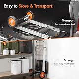 VonHaus Folding Sack Truck Aluminium 90kg Hand Trolley view 5