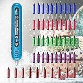 allsun Christmas Light Tester with 50pcs 2.5V Bulbs, Non-Contact Voltage Tester and Repair Tool, 12-600Vac Christmas Tree Lig