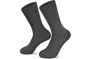 GOGOGOAL 360 Thick-terry Thermal Crew Socks Men Women, Witner Warm Ourdoor Boot Socks Hunting Skiing Running, 4Pair Box-pack