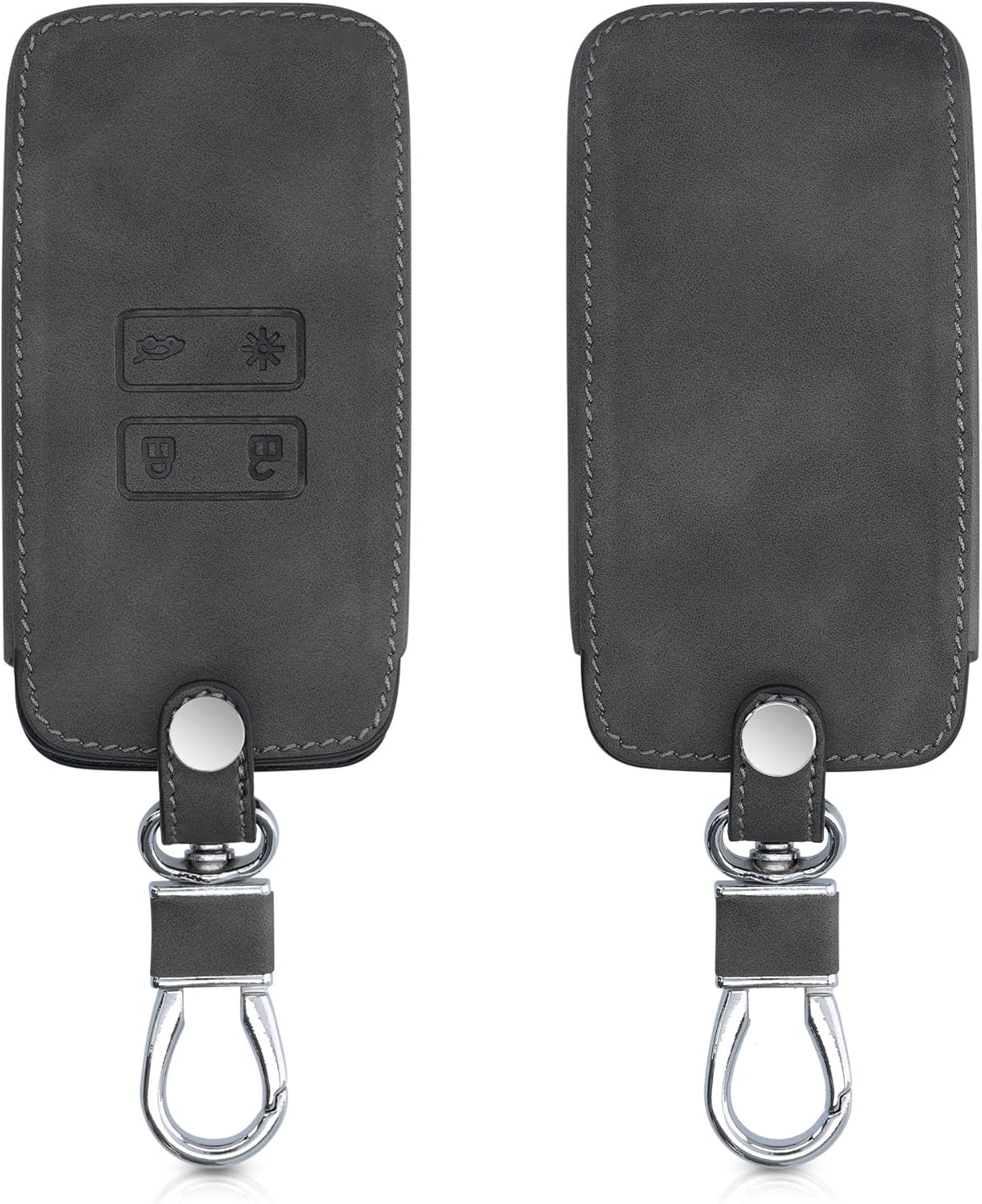 kwmobile Car Key Cover Compatible with Renault 4 Button Car Key Smart Key (only Keyless Go)