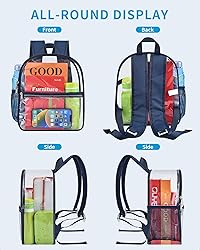 Paxiland Clear Backpack Stadium Approved 12×12×6