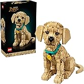 LEGO Icons Golden Retriever Puppy 11384 | Building Sets for Adults, Ages 18+, Posable Model for Display, Book Shelf Decor, 2102 Pieces, Gifts for Women &amp; Men